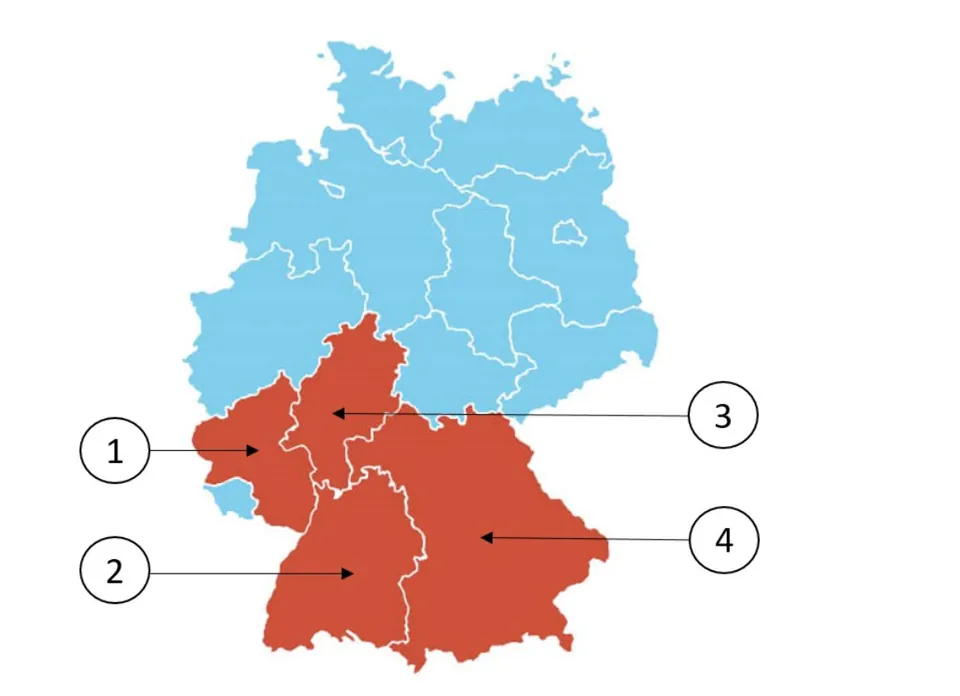 Abbildung mit vier nummerierten Bildern (Bild 1 bis Bild 4)