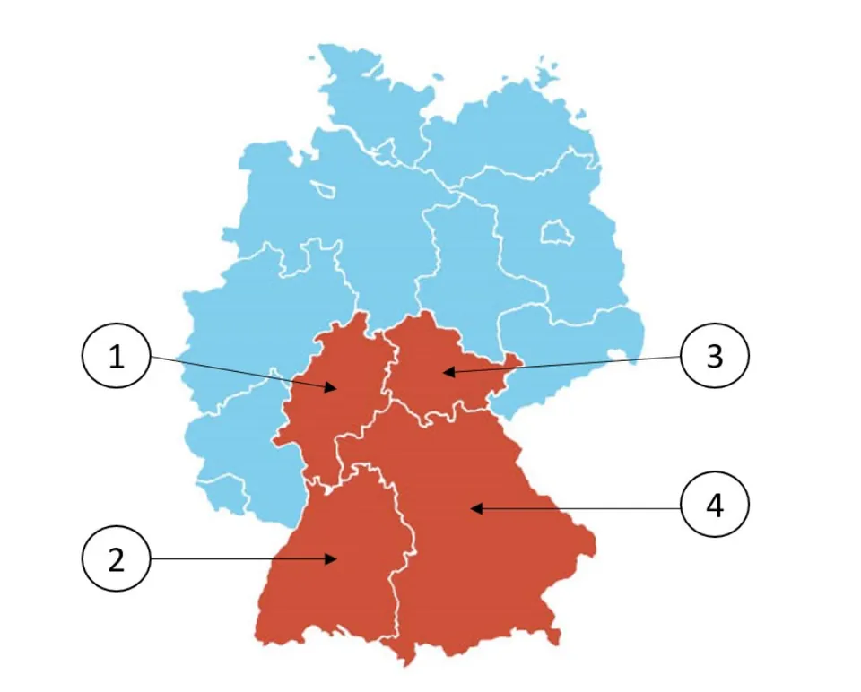 Abbildung mit vier nummerierten Bildern (Bild 1 bis Bild 4)