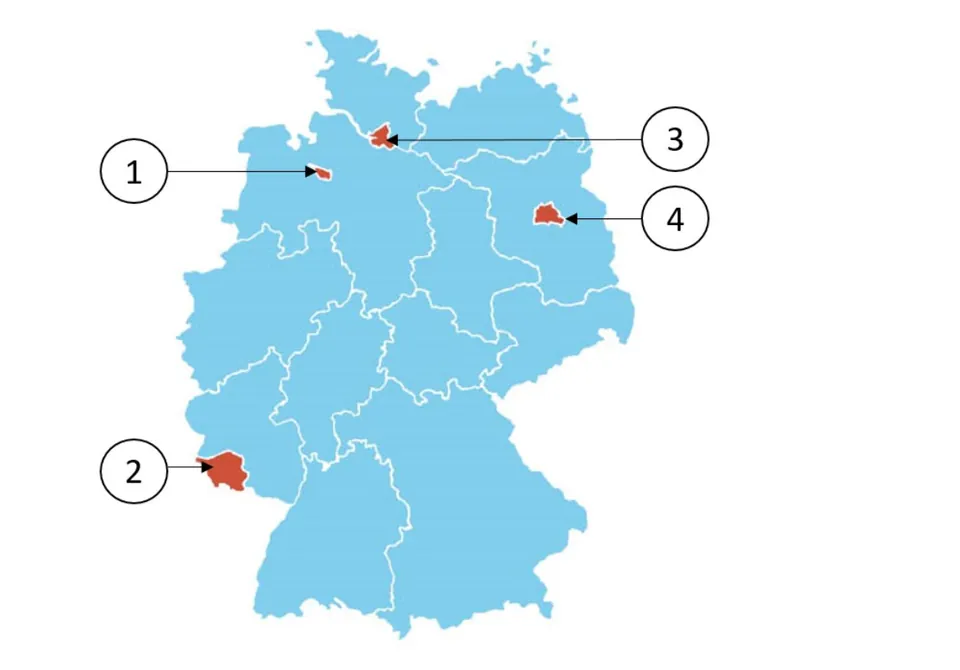 Abbildung mit vier nummerierten Bildern (Bild 1 bis Bild 4)