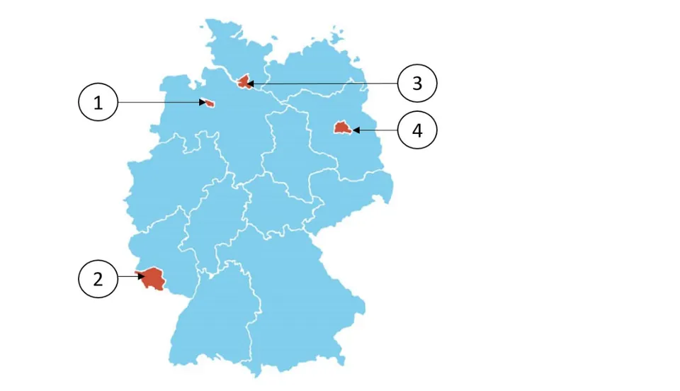 Abbildung mit vier nummerierten Bildern (Bild 1 bis Bild 4)