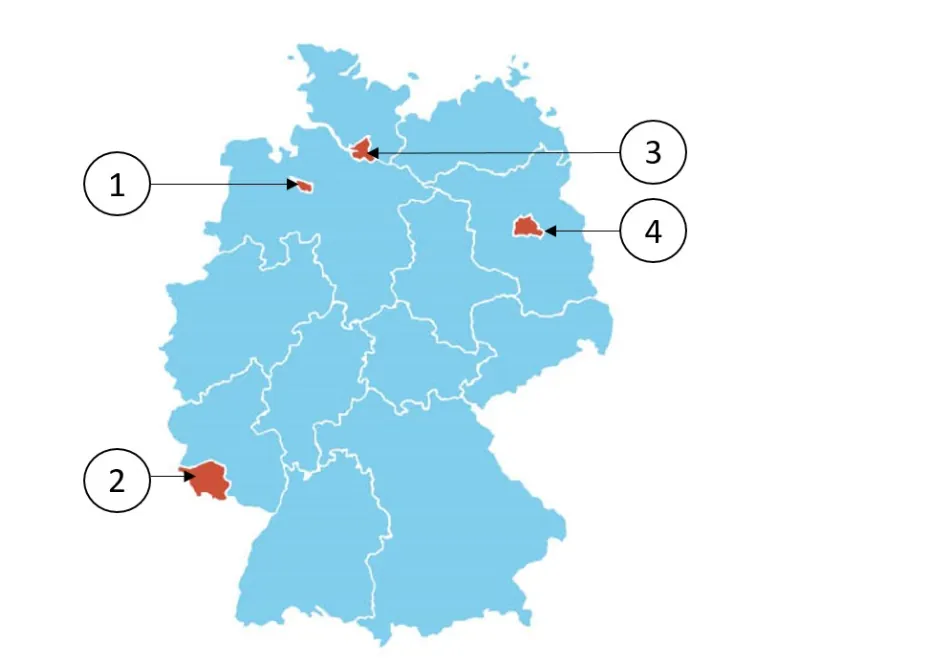 Abbildung mit vier nummerierten Bildern (Bild 1 bis Bild 4)