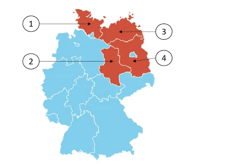 Abbildung mit vier nummerierten Bildern (Bild 1 bis Bild 4)
