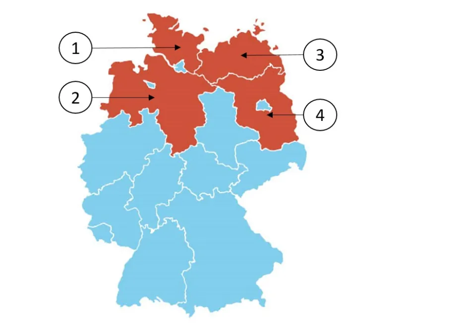 Abbildung mit vier nummerierten Bildern (Bild 1 bis Bild 4)